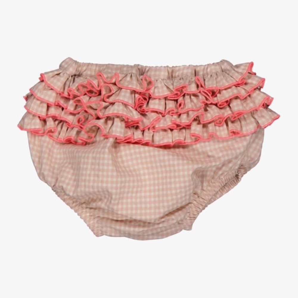 Petite Lucette | Gingham Cotton-blend‎ Bloomers - Pink